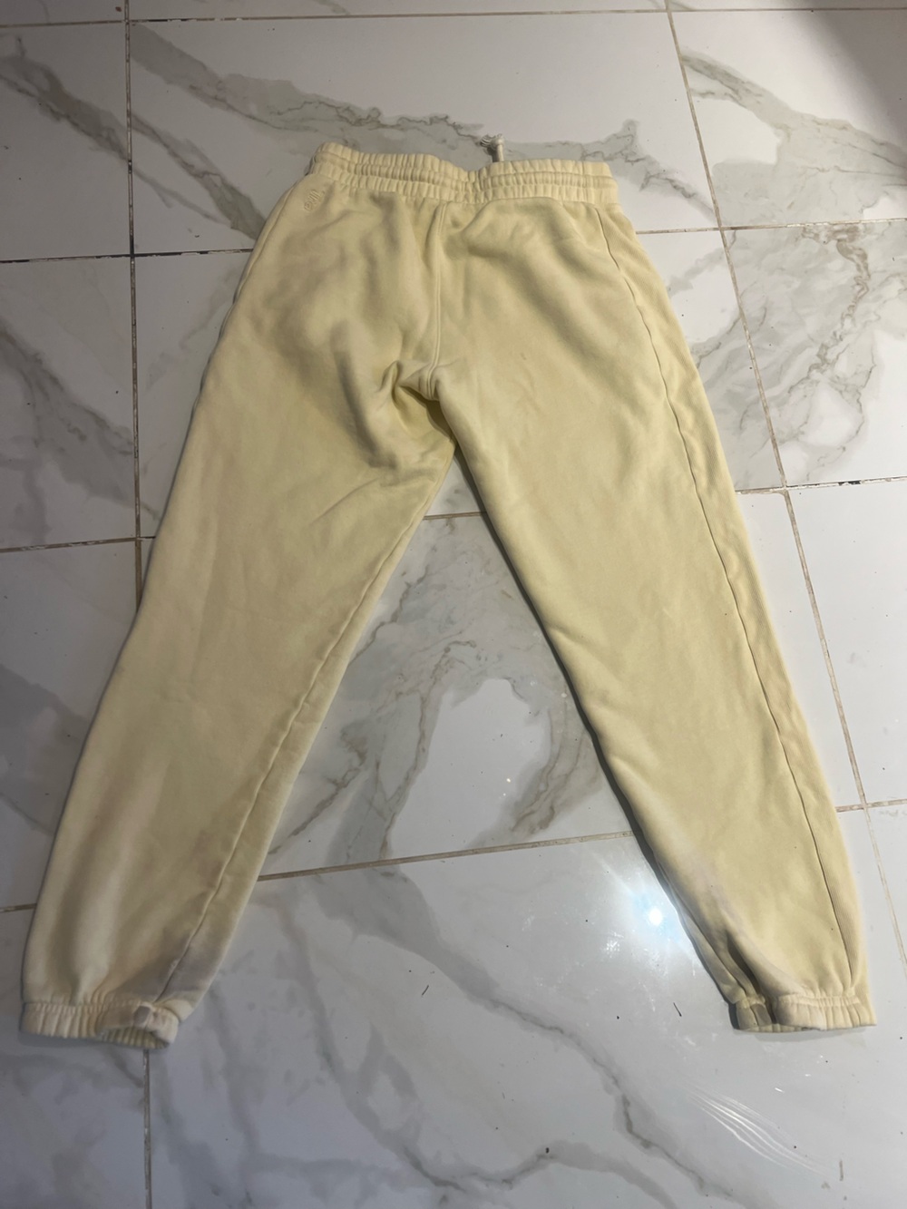 TNA Cream Drawstring Joggers - Picture 3 of 3